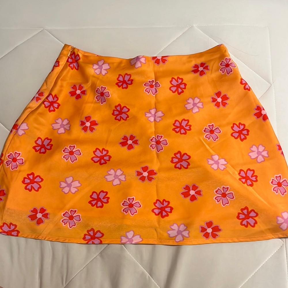 Floral-Patterned Skirt